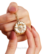 COLLAR RELICARIO GIRASOL