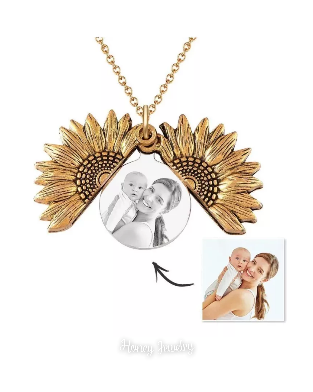 Collar girasol