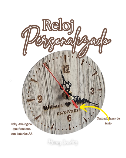 Reloj personalizable