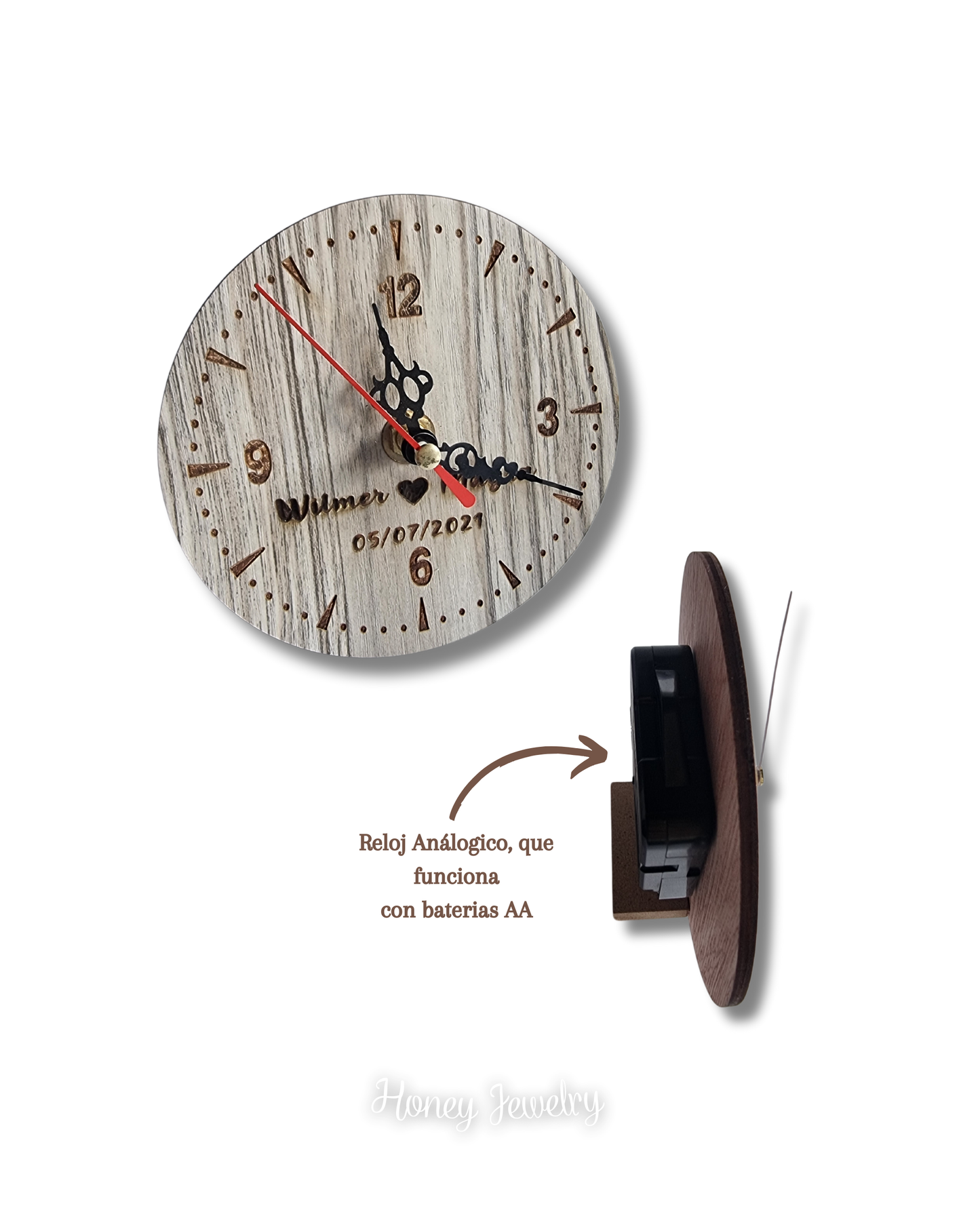 Reloj personalizable