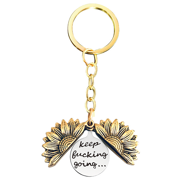 LLAVERO RELICARIO GIRASOL