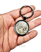 Llavero redondo con fotograbado