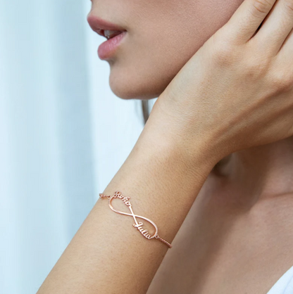 PULSERA CON NOMBRE + INFINITO