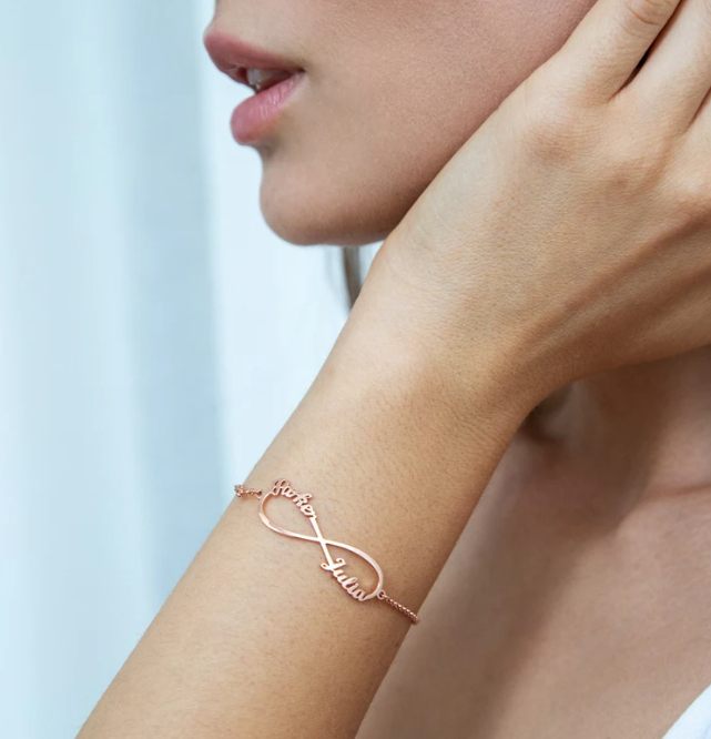 PULSERA CON NOMBRE + INFINITO