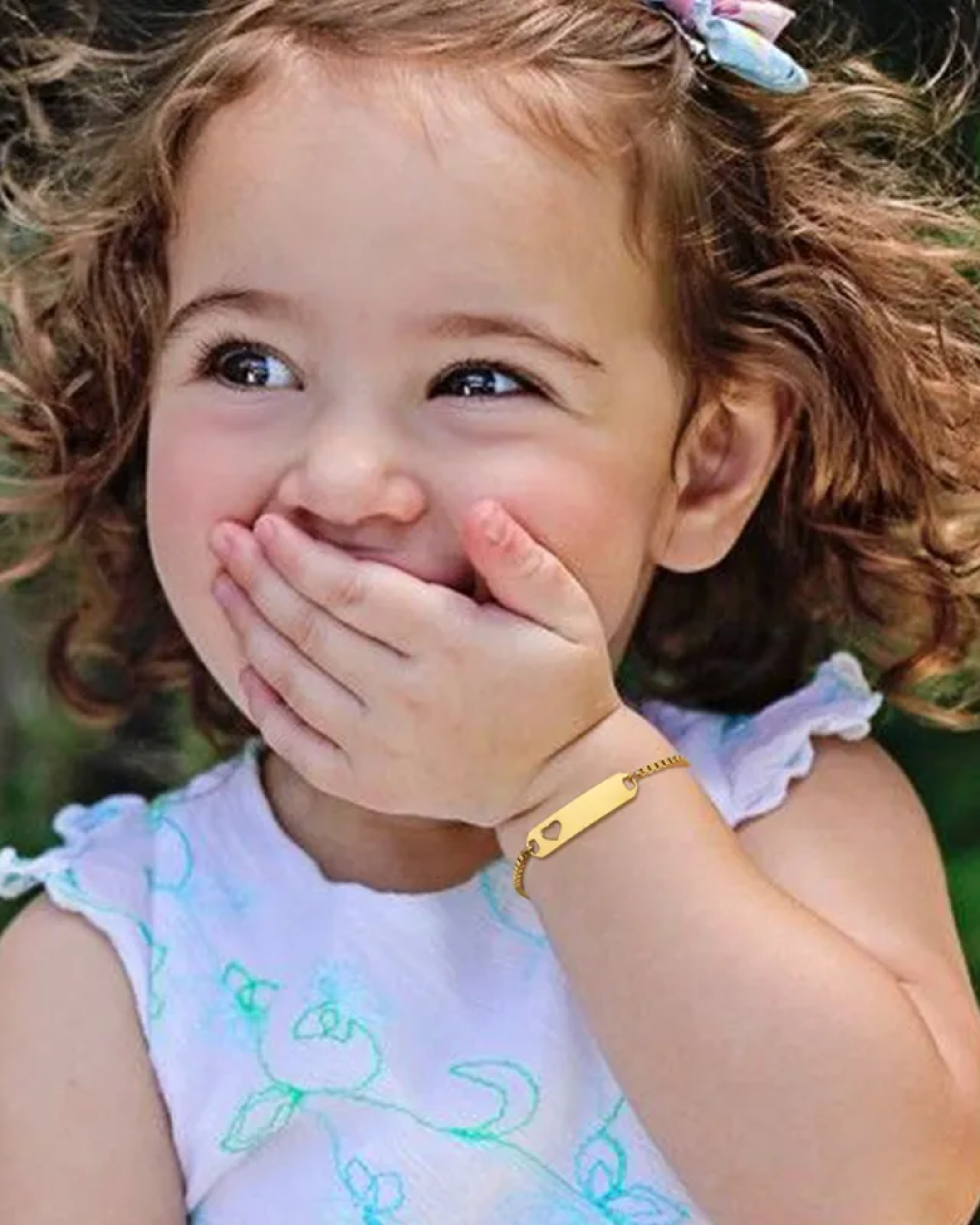 Pulsera para niños corazón calado (PRE ORDEN)