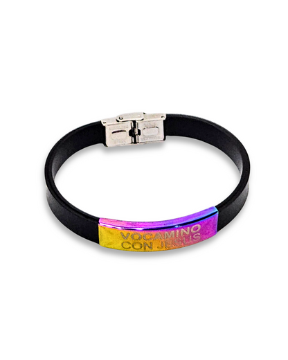 Pulsera para hombre vocamino con Jesus