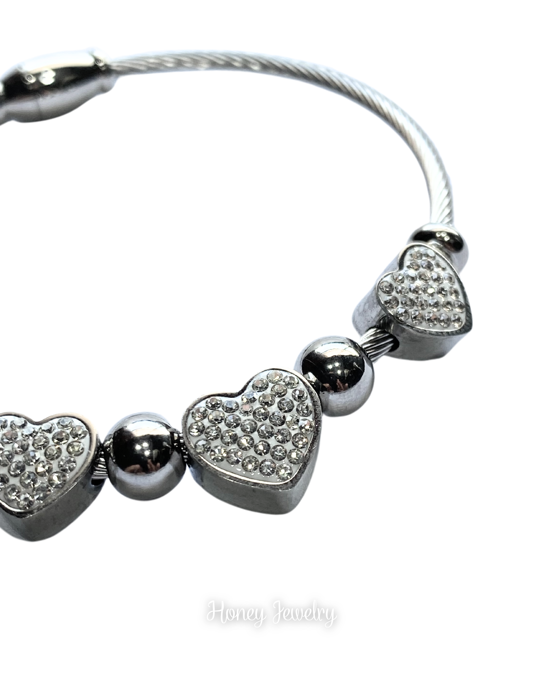 PULSERA DIJES 3 CORAZONES