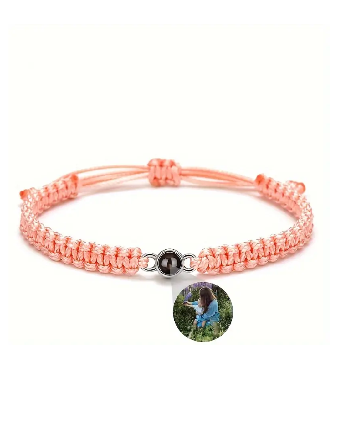 PRE ORDEN - PULSERA TEJIDA CON FOTO PROYECCION