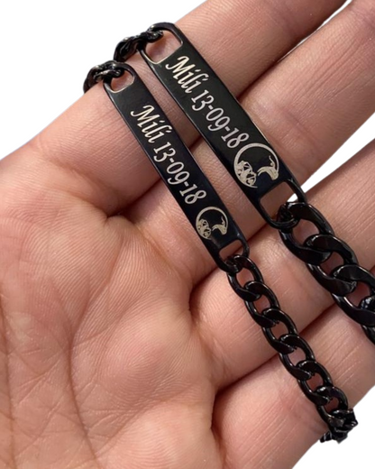 Pulsera para pareja personalizadas