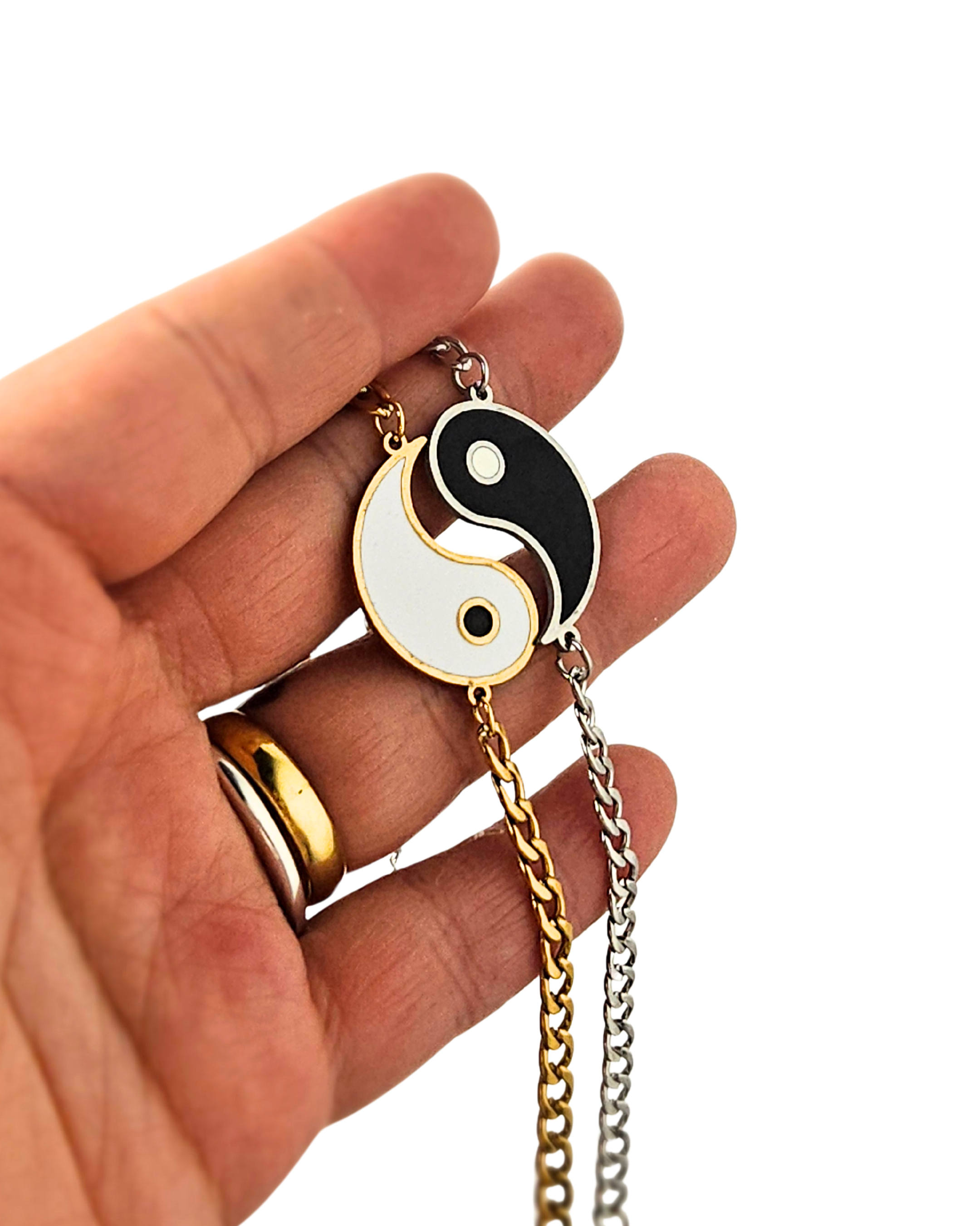 JUEGO DE PULSERAS YING Y YANG