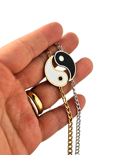 Juego de pulseras Yin y yang