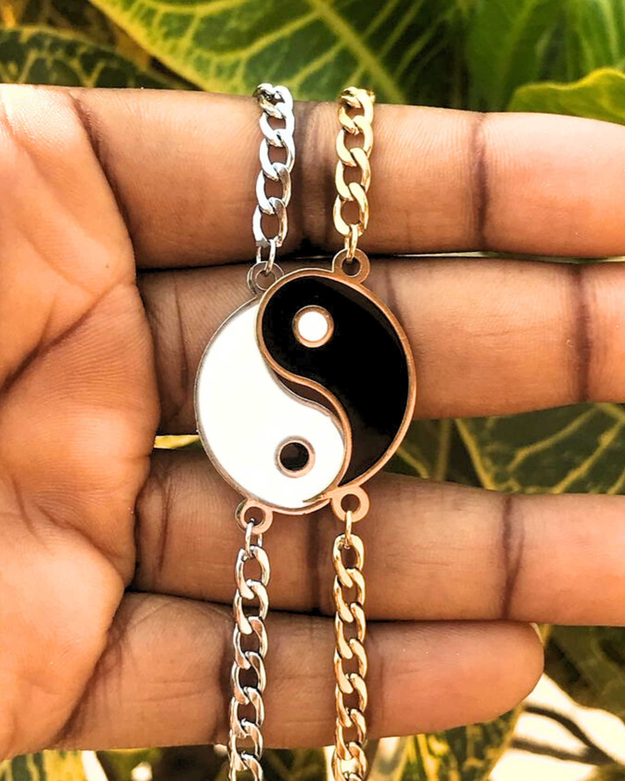 JUEGO DE PULSERAS YING Y YANG