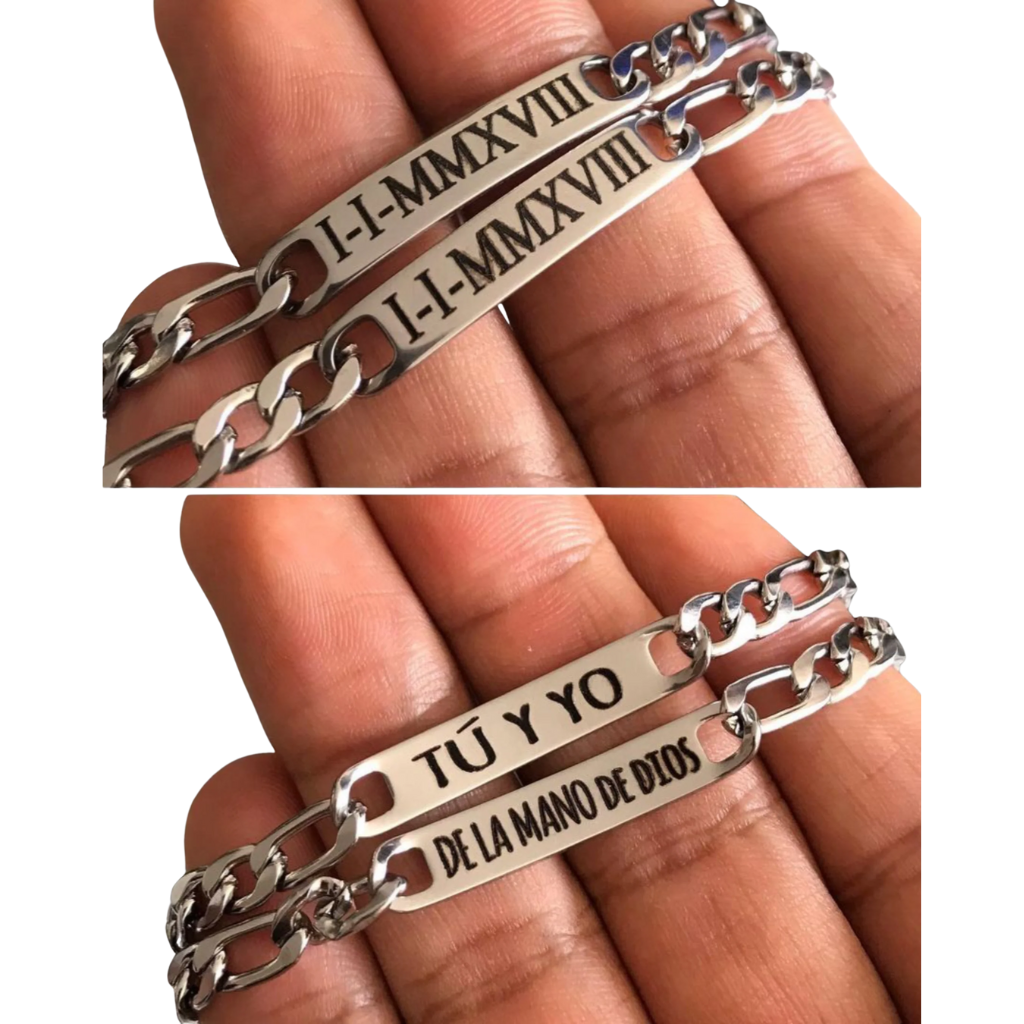 DUO DE PULSERAS PERSONALIZADAS