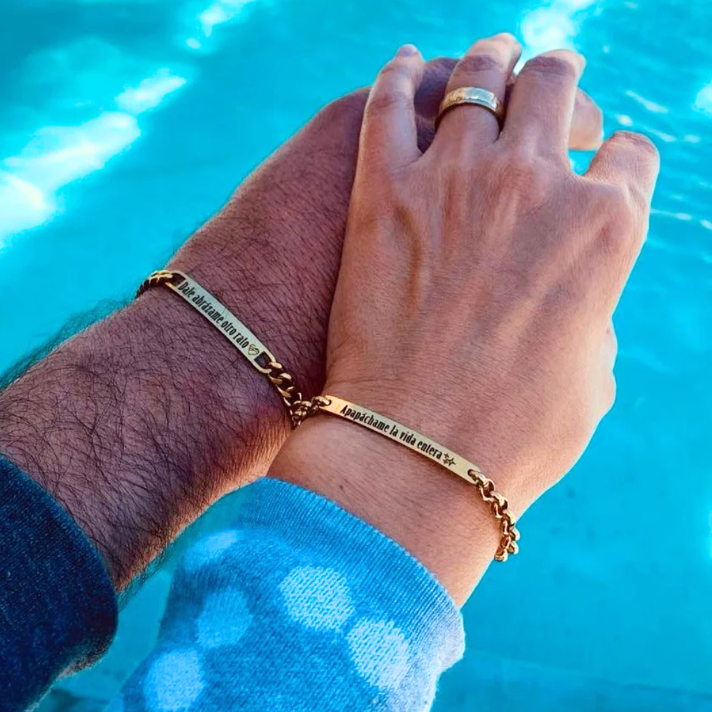 DUO DE PULSERAS PERSONALIZADAS