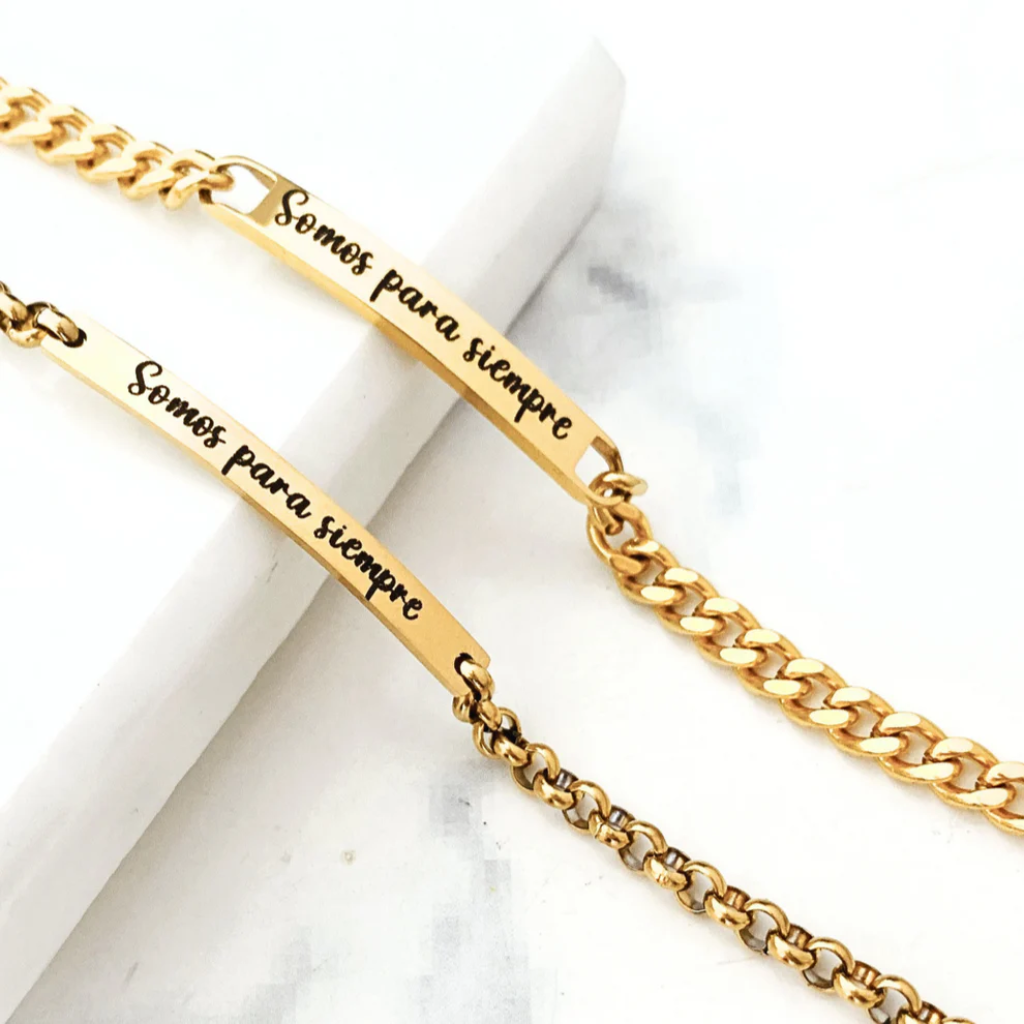 DUO DE PULSERAS PERSONALIZADAS