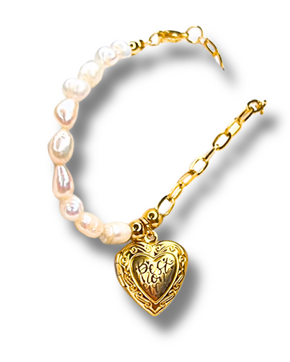 Pulsera Relicario corazón mini