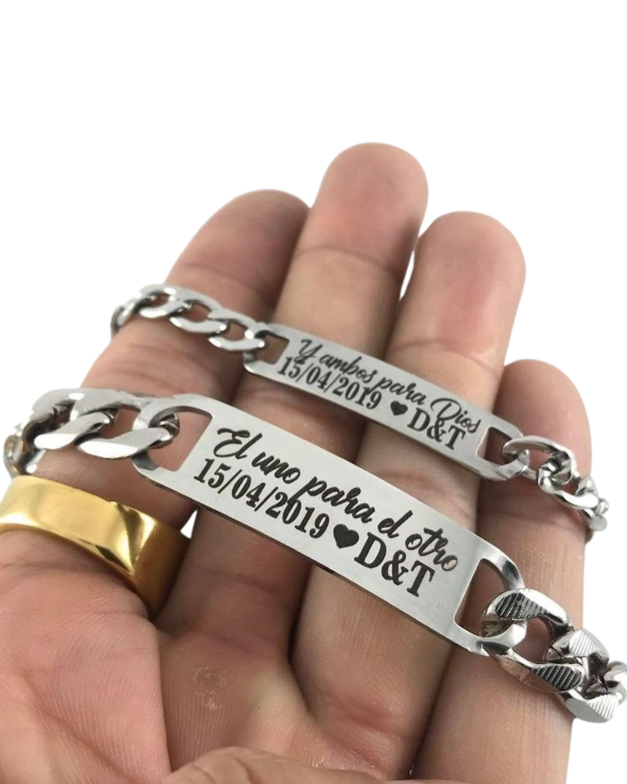Pulsera para pareja personalizadas