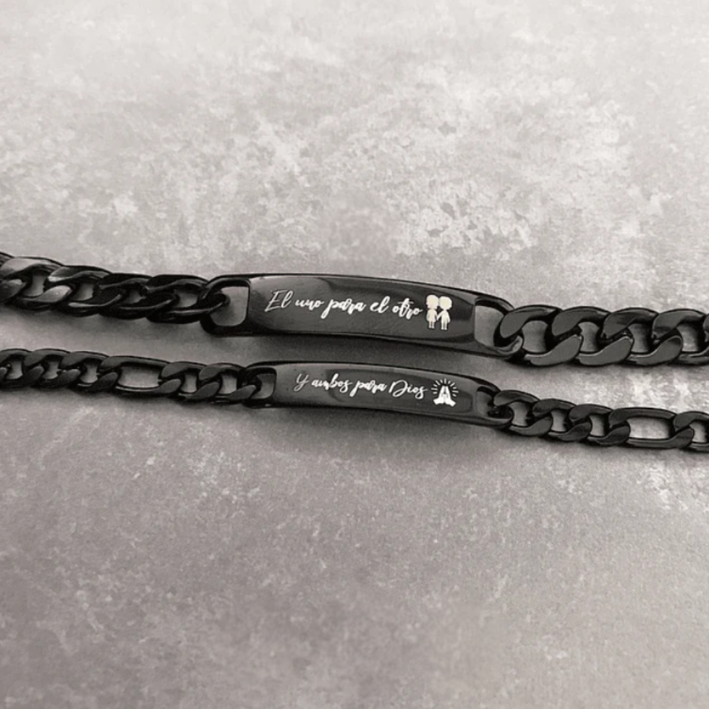 DUO DE PULSERAS PERSONALIZADAS