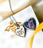 Collar Relicario corazón (3 fotos)