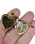 Spiegel hart medaillon HALSKETTING