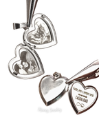 Spiegel hart medaillon HALSKETTING