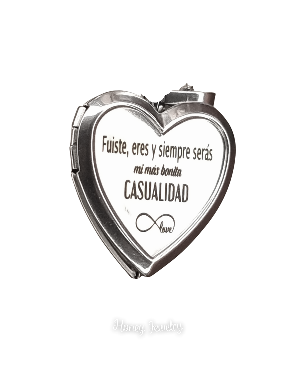 Spiegel hart medaillon HALSKETTING