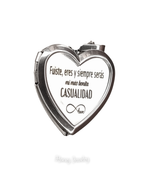 Spiegel hart medaillon HALSKETTING