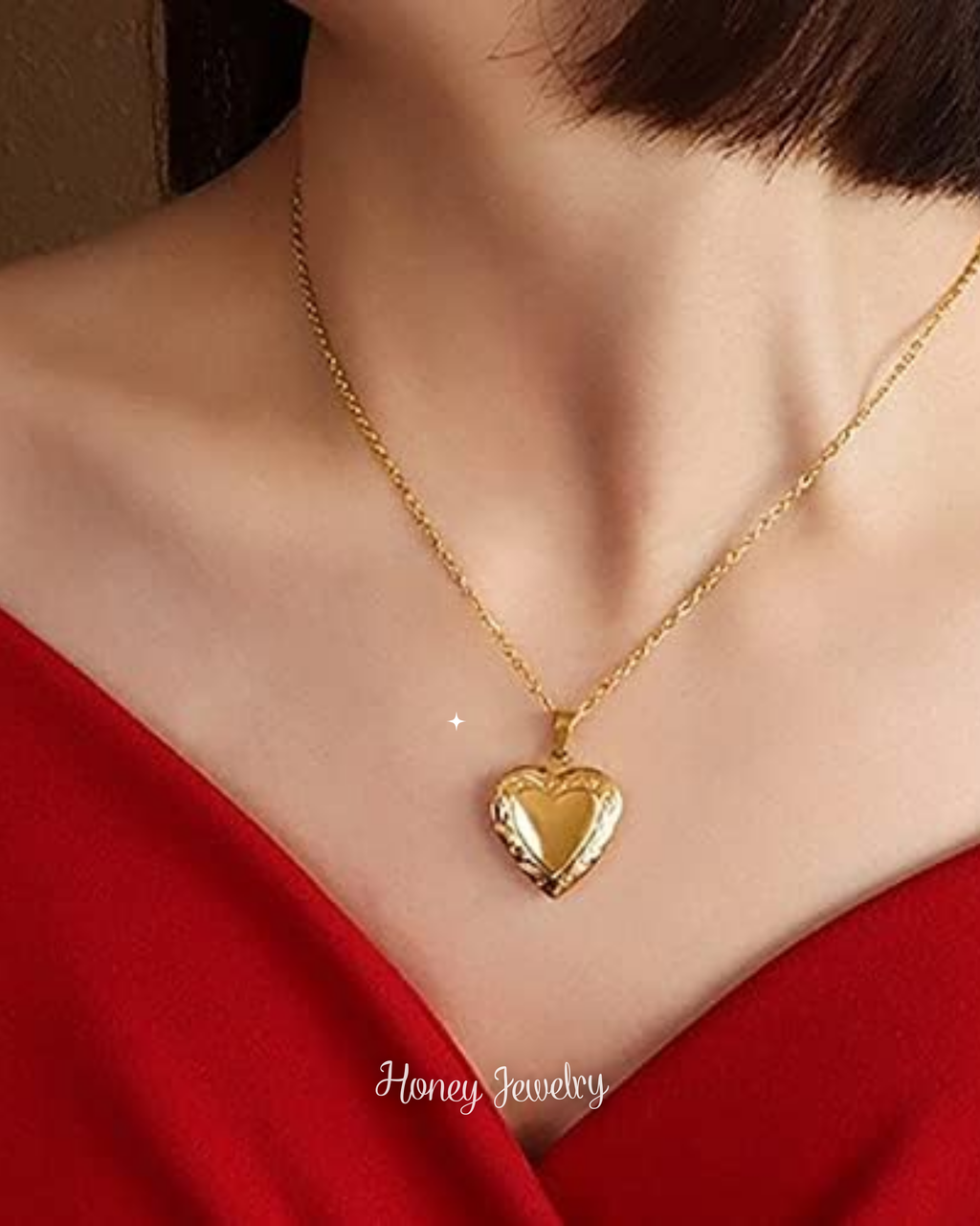 Foto-geëtste reliekschrijnketting