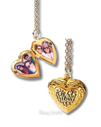 Foto-geëtste reliekschrijnketting