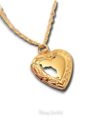 Foto-geëtste reliekschrijnketting