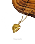 Foto-geëtste reliekschrijnketting