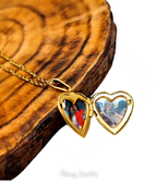 Foto-geëtste reliekschrijnketting