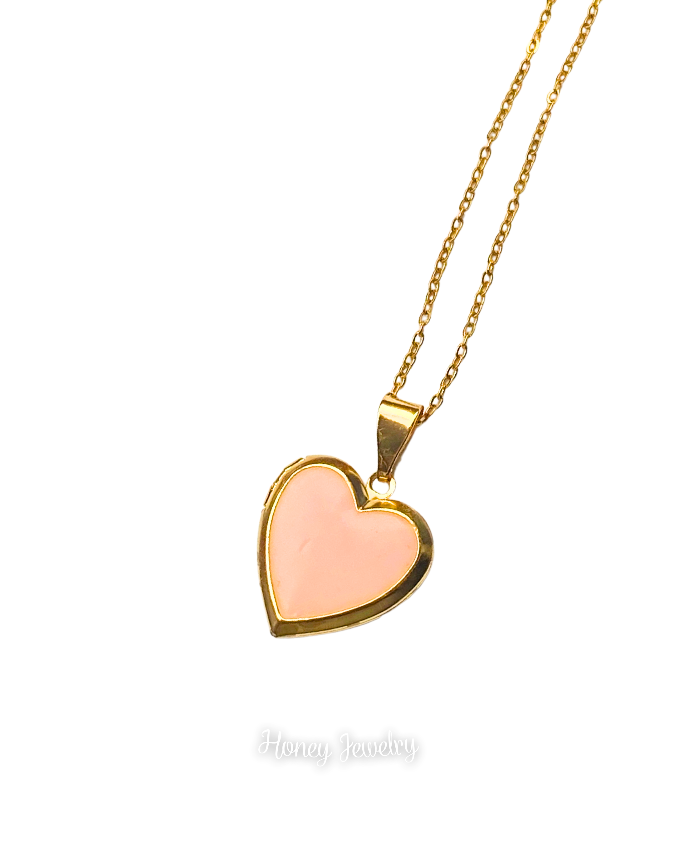 COLLAR RELICARIO CORAZÓN - FOTO A COLOR