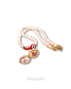 Reliekketting met natuurlijke parels