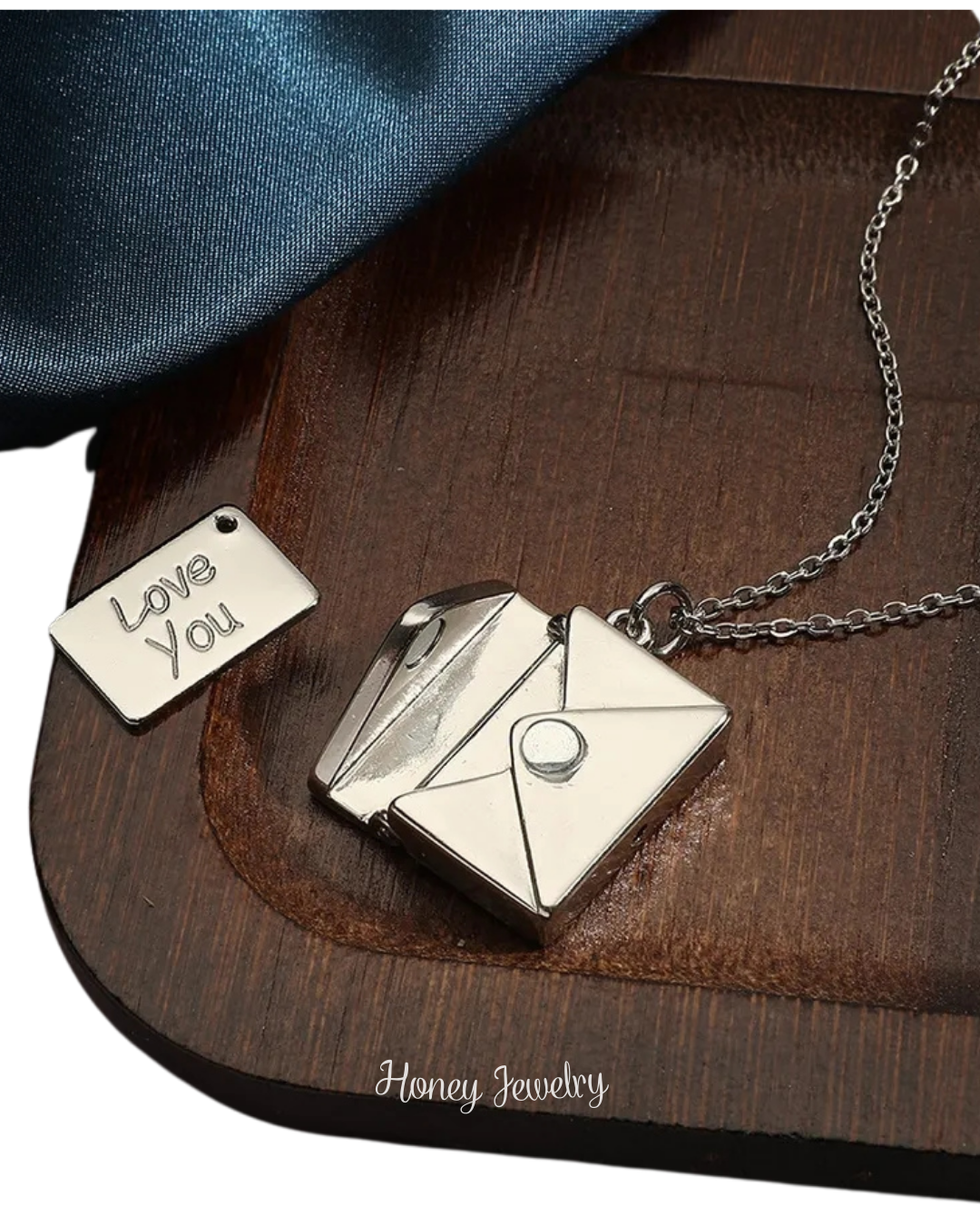 COLLAR CARTA DE AMOR CON HUELLAS DACTILARES