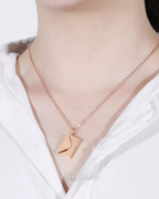 COLLAR CARTA DE AMOR CON HUELLAS DACTILARES