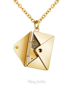 COLLAR CARTA DE AMOR CON HUELLAS DACTILARES