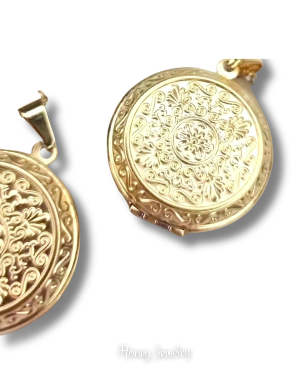 Foto-geëtste reliekschrijnketting