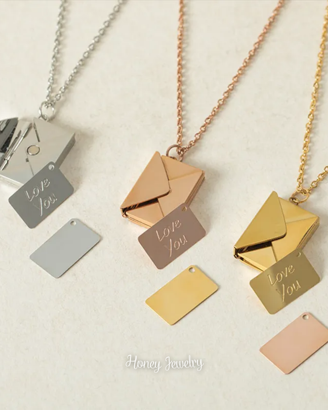 COLLAR CARTA DE AMOR CON HUELLAS DACTILARES