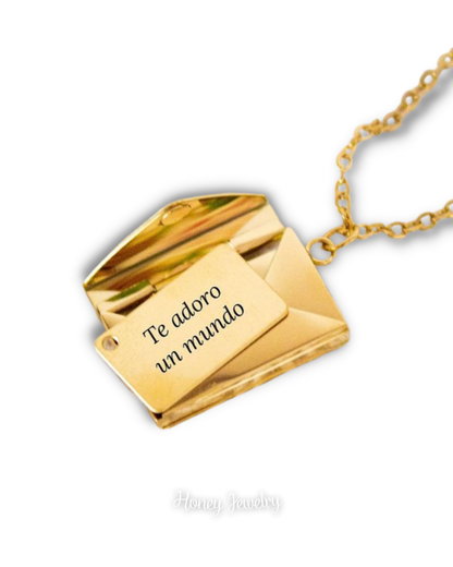 Collar carta de amor