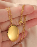 Foto-geëtste reliekschrijnketting