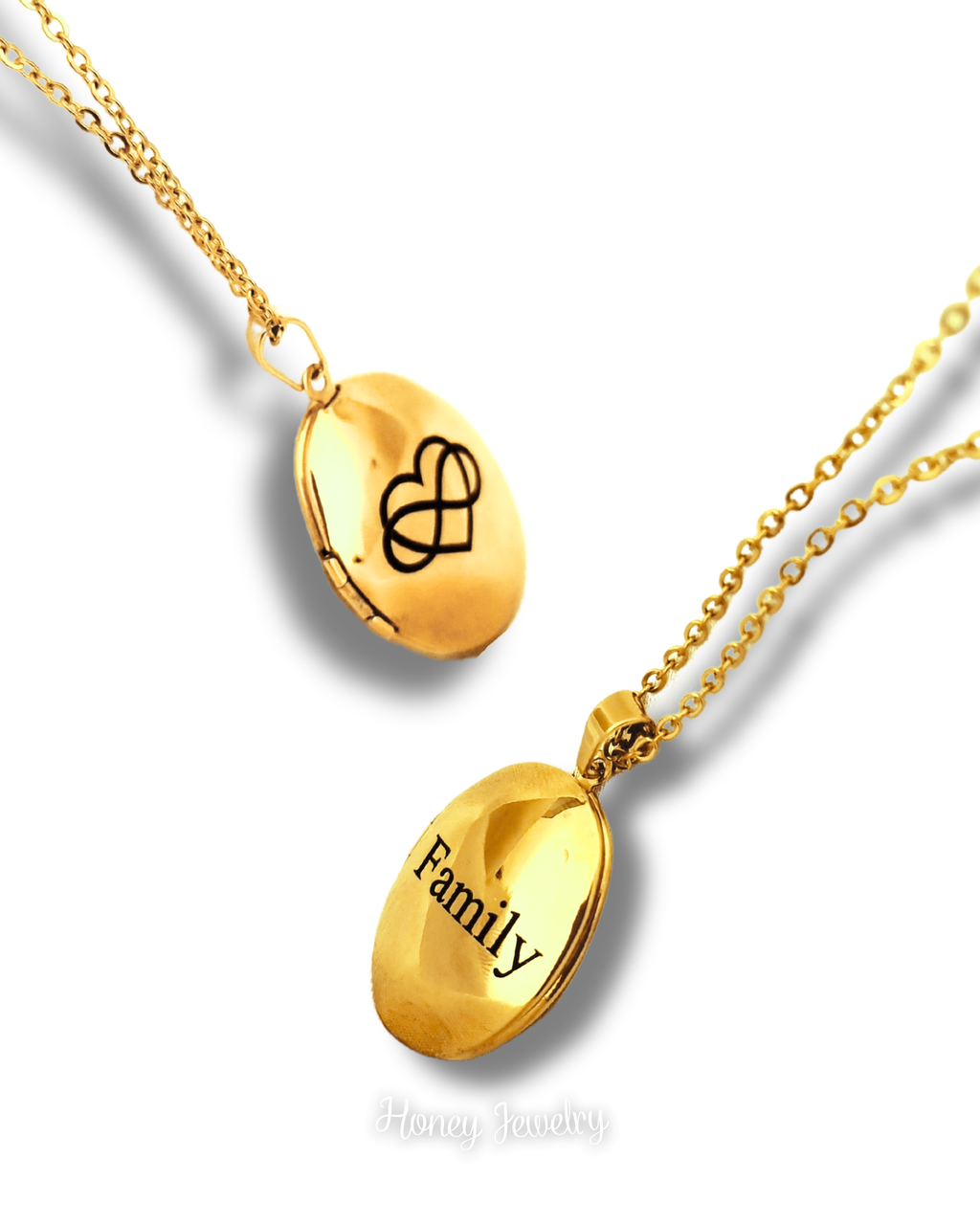 Foto-geëtste reliekschrijnketting