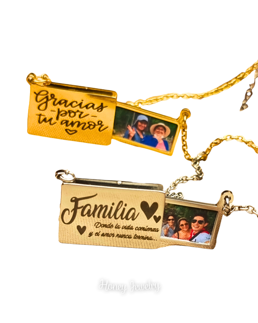 Envelope necklace - slider photo