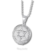 Star of David Reliquary Necklace + Love Heart