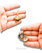 Foto-geëtste reliekschrijnketting