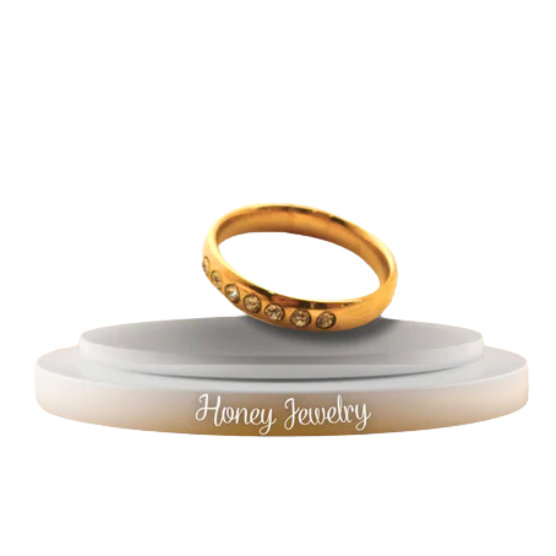 ANILLO DE PROMESA CON CIRCONES - ULTIMA TALLA 9