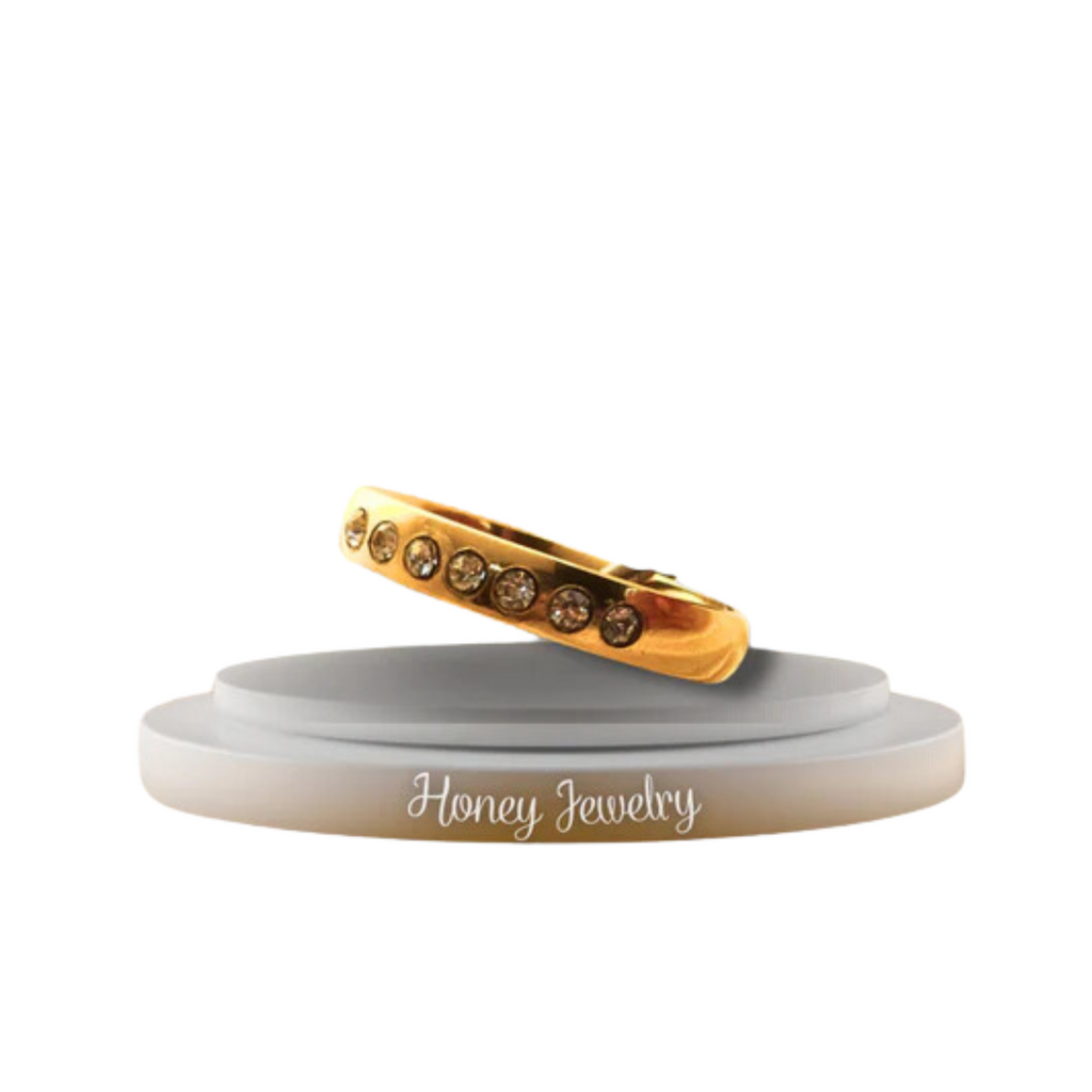 ANILLO DE PROMESA CON CIRCONES - ULTIMA TALLA 9