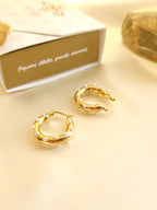 Oorbellen met miniparels