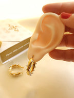 Oorbellen met miniparels