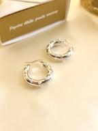 Oorbellen met miniparels